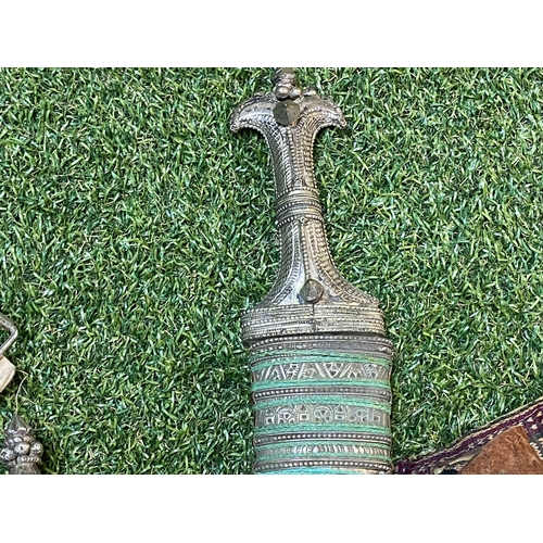 400 - Saudi Arabia Silver Jambiya Dagger Knife's Traditional Middle East Saudi Arabian Jambiya or Janbiyah... 