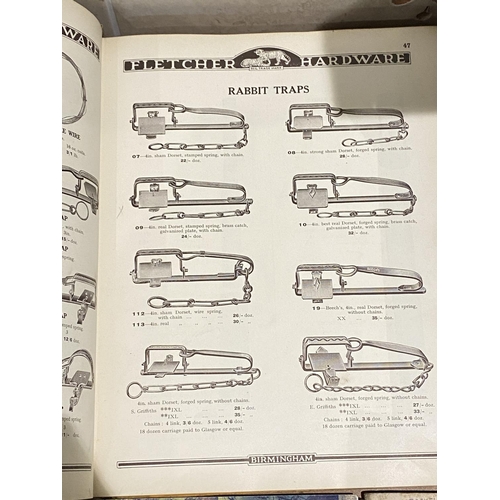 115 - FLETCHER HARDWARE IRON WARE CATALOGUE 1930