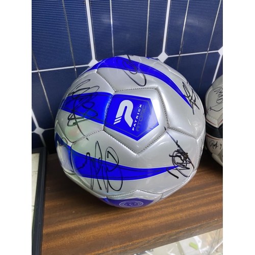 135 - SIGNED FOOTBALL BY UNKNOWN TEAM