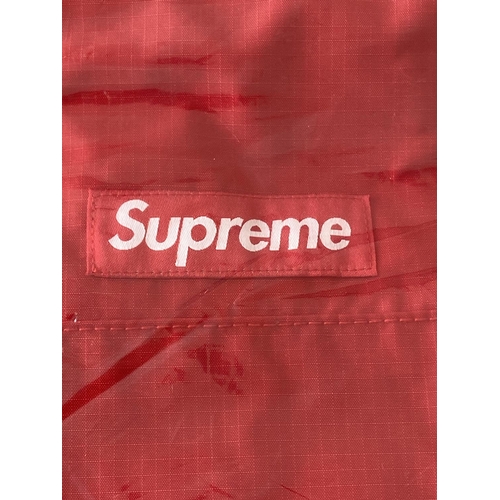 681 - original supreme tote backpack red (ss19) brand new sealed in bag