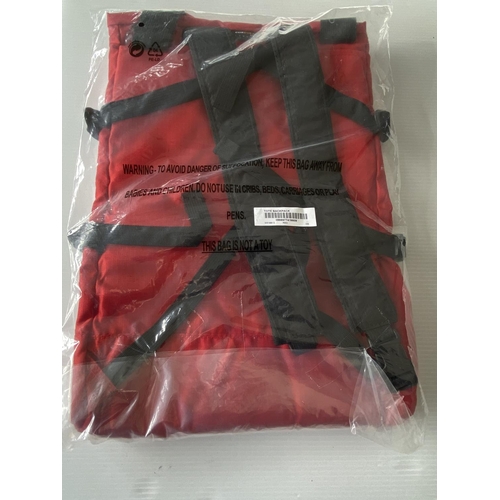 681 - original supreme tote backpack red (ss19) brand new sealed in bag