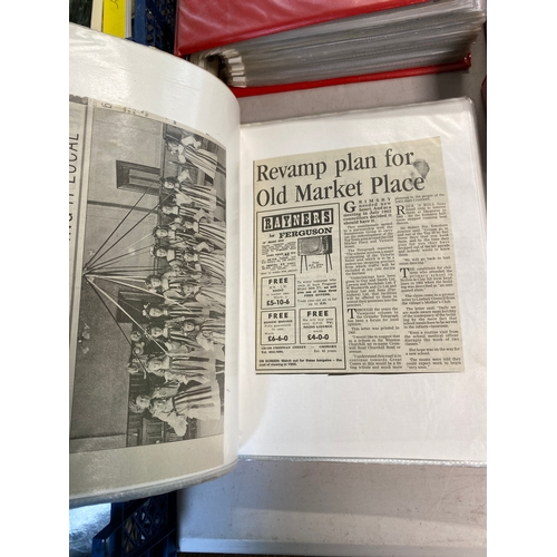 172 - FOLDER OF INFORMATION COVERING RIVERHEAD VICTORIA STREET OLD MARKET & THE BULL RING