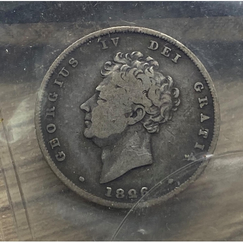 12 - 1826 SILVER SHILLING AS SEEN