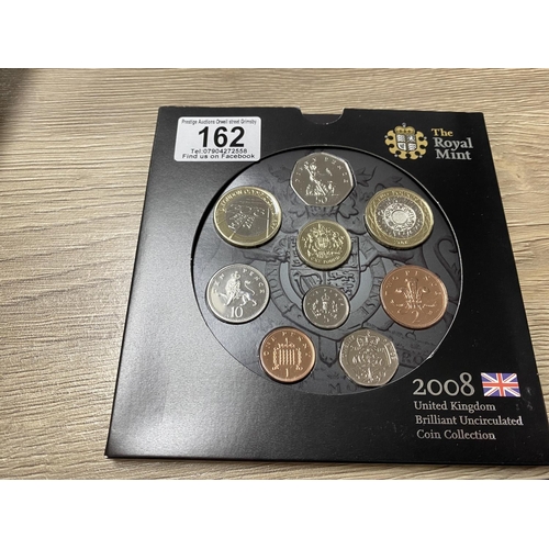 162 - ROYAL MINT UNCIRCULATED COIN COLLECTION 2008