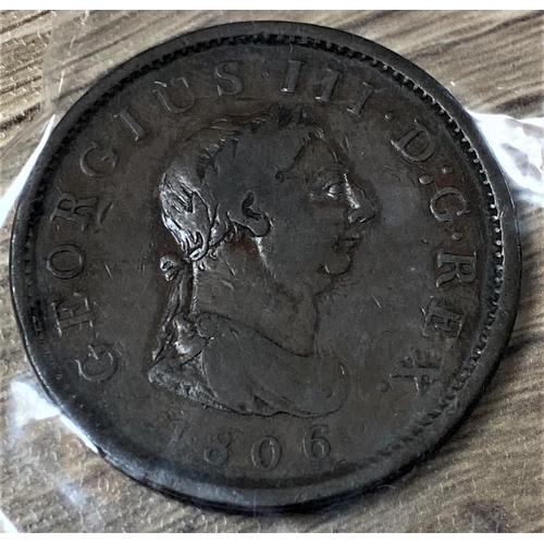 47 - 1806 PENNY AS SEEN