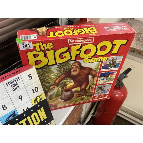 244 - BIG FOOT GAME