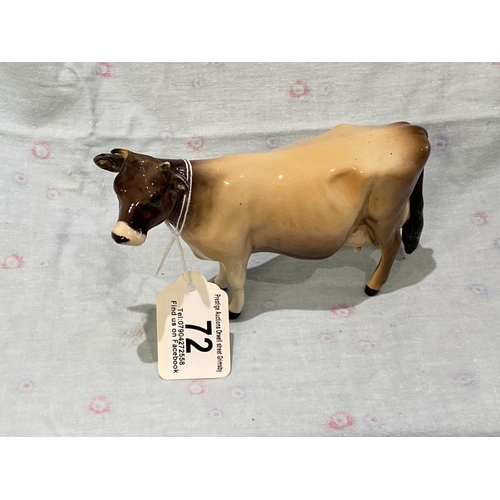 72 - BESWICK COW MEASURES 11CM TALL