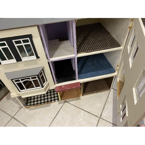 3 - LARGE DOLLS HOUSE NEEDS SOME REPAIR 75CM WIDE 44CM DEEP 88CM TALL