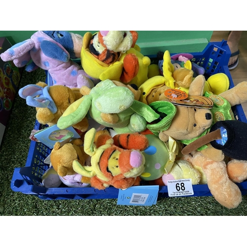 68 - CRATE OF ASSORTED DISNEY TEDDIES