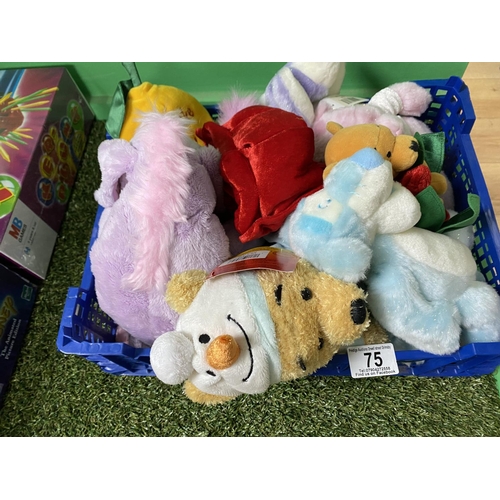 75 - CRATE OF ASSORTED DISNEY TEDDIES