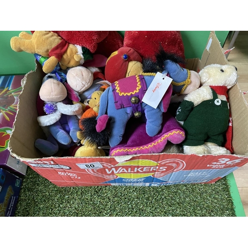 80 - CRATE OF ASSORTED DISNEY TEDDIES