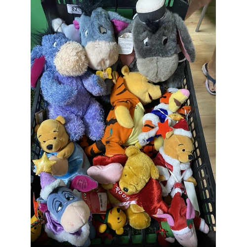 82 - CRATE OF ASSORTED DISNEY TEDDIES