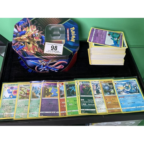 98 - POKEMON TIN OF VIVID VOLTAGE CARDS INCLUDING SHINYS PACK FRESH CONDITION