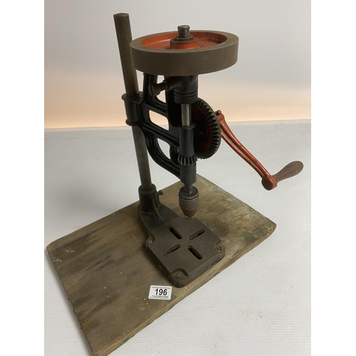 196 - VINTAGE DRILL