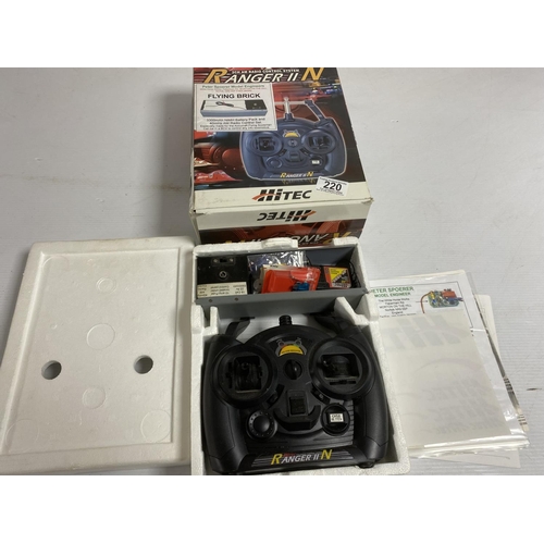 220 - RANGER 2 N HI TECH RADIO CONTROLLED HAND SET