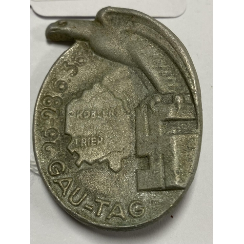 14 - GERMAN NSDAP TRIER PROVINCIAL DAY BADGE