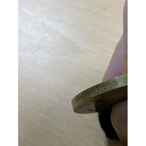 156 - 1X WW1 MEDAL NAMED TO 114576 PTE. A.J MARCH DURH L.1 & 2X MEDALS TO 1557 A.J MARCH 3/BN A.I.F & 1557... 