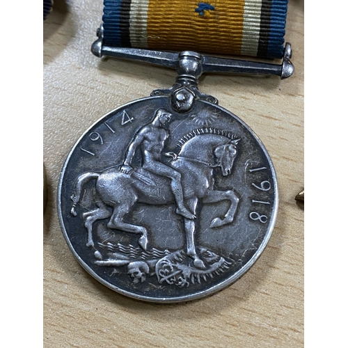 156 - 1X WW1 MEDAL NAMED TO 114576 PTE. A.J MARCH DURH L.1 & 2X MEDALS TO 1557 A.J MARCH 3/BN A.I.F & 1557... 