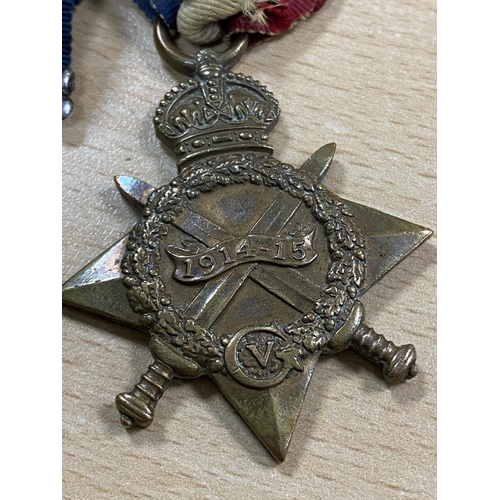 156 - 1X WW1 MEDAL NAMED TO 114576 PTE. A.J MARCH DURH L.1 & 2X MEDALS TO 1557 A.J MARCH 3/BN A.I.F & 1557... 