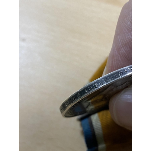 156 - 1X WW1 MEDAL NAMED TO 114576 PTE. A.J MARCH DURH L.1 & 2X MEDALS TO 1557 A.J MARCH 3/BN A.I.F & 1557... 