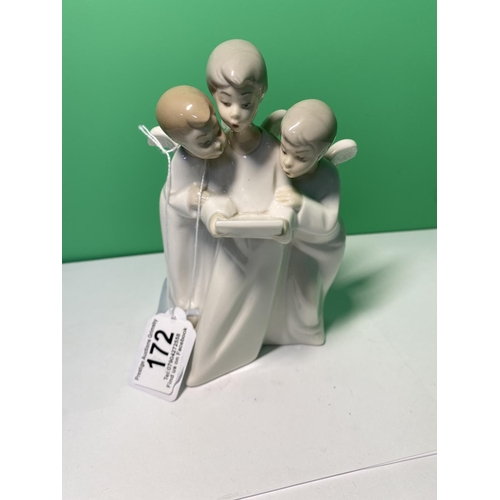 172 - NAO BY LLADRO 3 ANGELS CHOIR