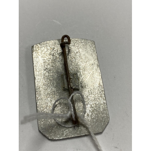 19 - GERMAN GAUTAG ALUMINIUM BADGE