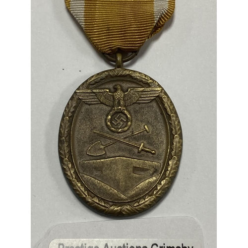 2 - WW2 GERMAN WESTWALL MEDAL