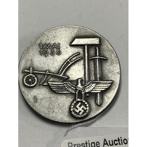 23 - GERMAN MAY DAY 1936 BADGE