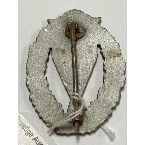 25 - THIRD REICH LUFTWAFFE BALLOON BADGE AIR SPORTS