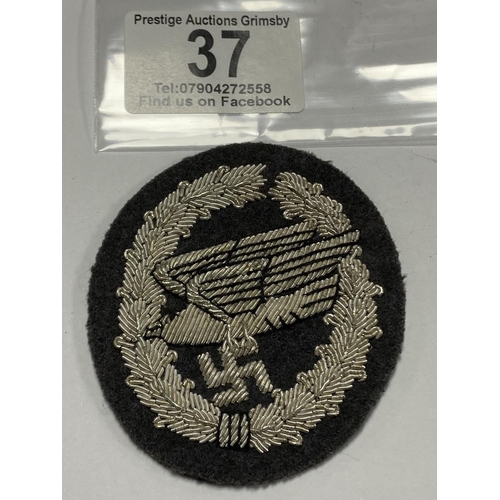 37 - GERMAN LUFTWAFFE PATCH