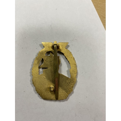 54 - GERMAN WW2 KRIEGSMARINE AUXILLARY CRUISER BADGE