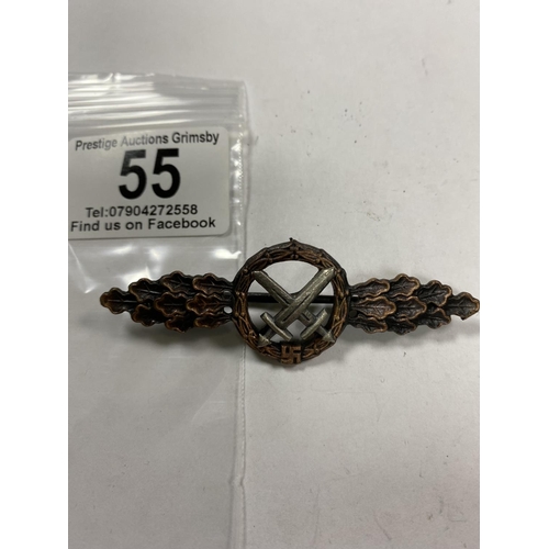 54 - GERMAN WW2 KRIEGSMARINE AUXILLARY CRUISER BADGE