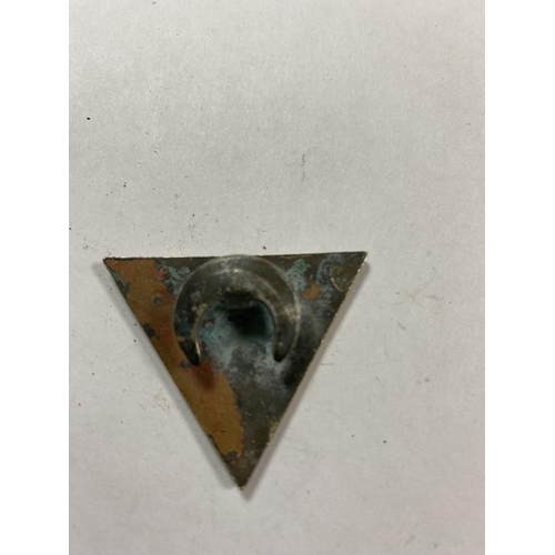 57 - WW2 1939 GERMAN & JAPANESE ALLIANCE BADGE WITH A HORSE SHOE BACK