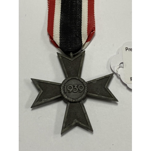 6 - GERMAN 3RD REICH WAR MERIT CROSS 1939