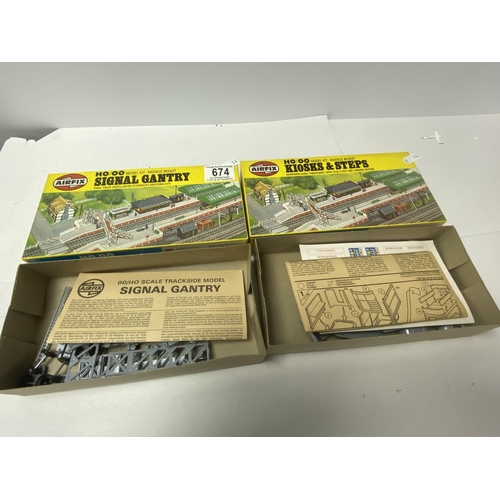 674 - 2x OO gauge airfix kits