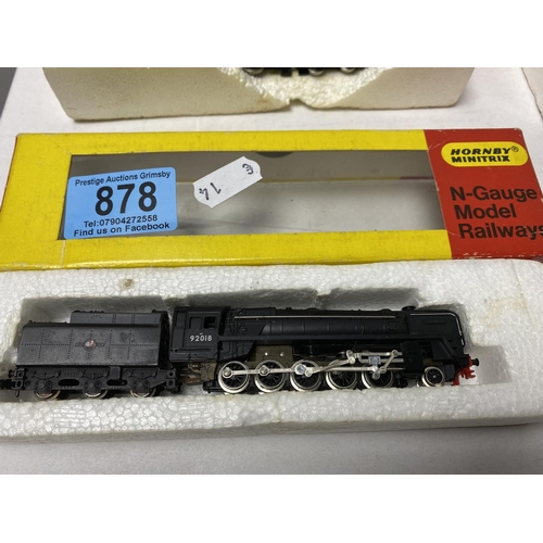 878 - hornby mini trix N gauge loco boxed