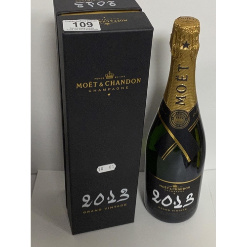 109 - MOET & CHANDON CHAMPAGNE GRAND VINTAGE 2013 12.5% 750ML BOXED