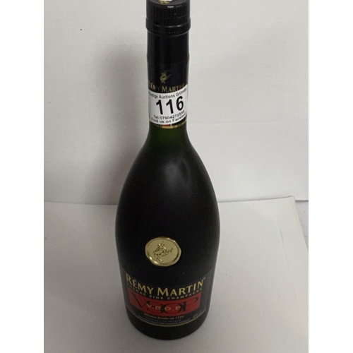 116 - REMY MARTIN VSOP COGNAC 40% 70CL