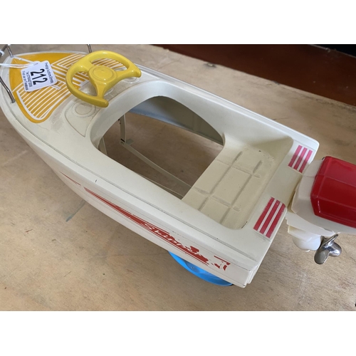 212 - XONEX LTD EDITION SKIPPER BOAT LENGTH 35CM WIDTH 13CM