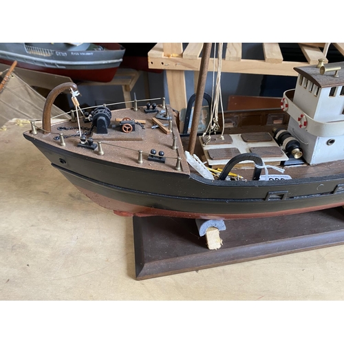 239 - MOTORIZED TRAWLER LENGTH 61CM WIDTH 17CM