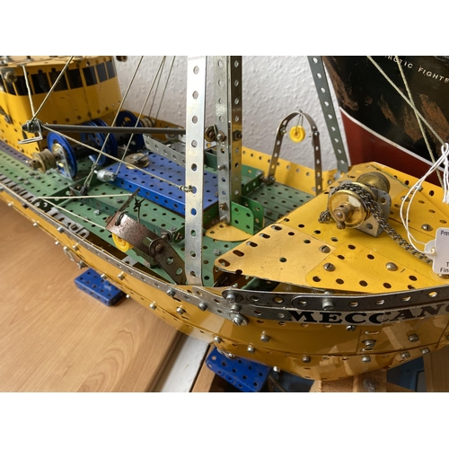 248 - MECCANO TRAWLER LENGTH 76CM WIDTH 23CM