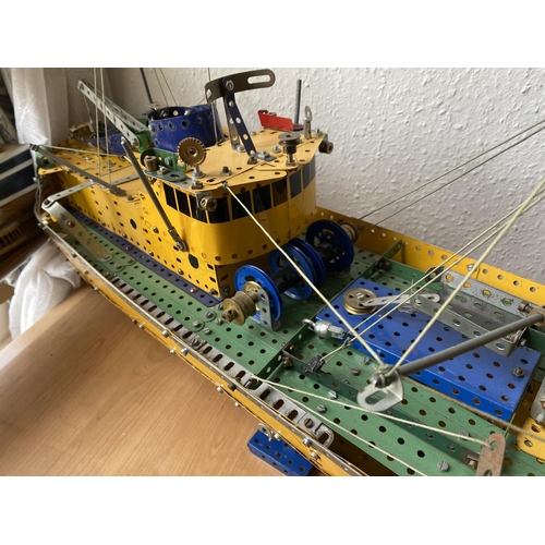 248 - MECCANO TRAWLER LENGTH 76CM WIDTH 23CM