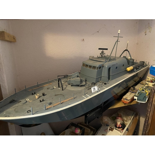 29 - MOTORIZED MOTOR TORPEDO BOAT 