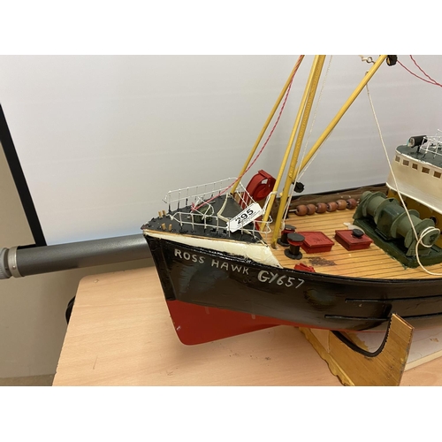 295 - HOMEMADE MOTORIZED TRAWLER 