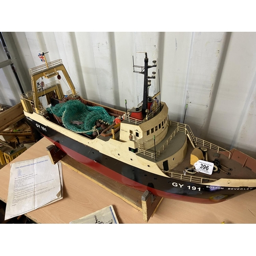 396 - MOTORIZED TRAWLER 