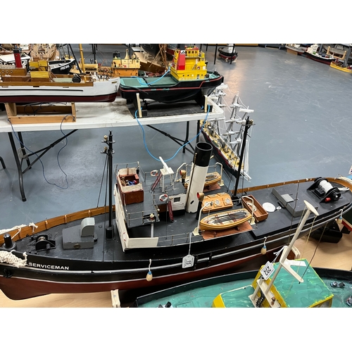 15 - MOTORIZED STEAM TUG 