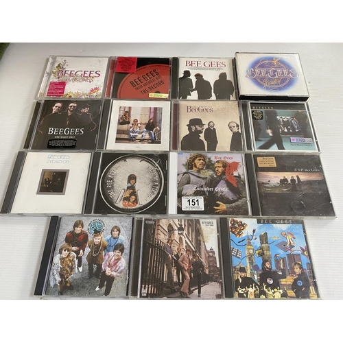 151 - 15 bee gees cd albums