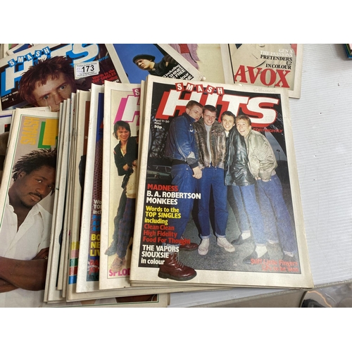 173 - 37 early issues of smash hits