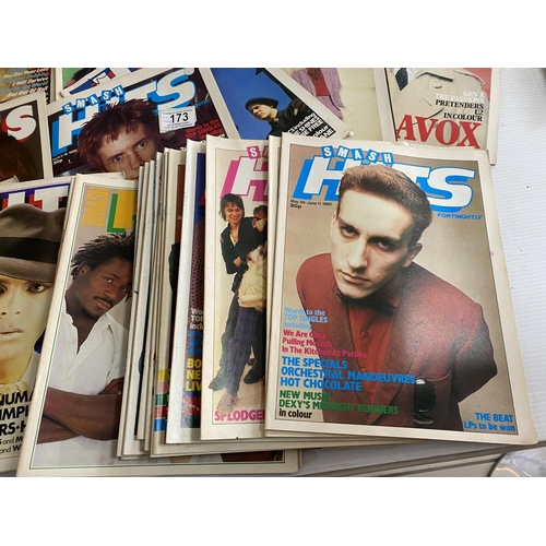 173 - 37 early issues of smash hits