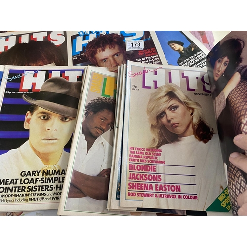 173 - 37 early issues of smash hits